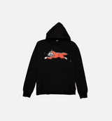 Streetwear Collection Mango Mens Hoodie - Black/Black