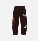 No Vacancy Fleece Jogger Mens Pant - Brown