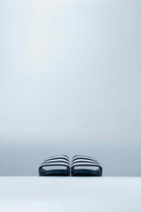 Adilette Slide Sandals Mens - Blue/White