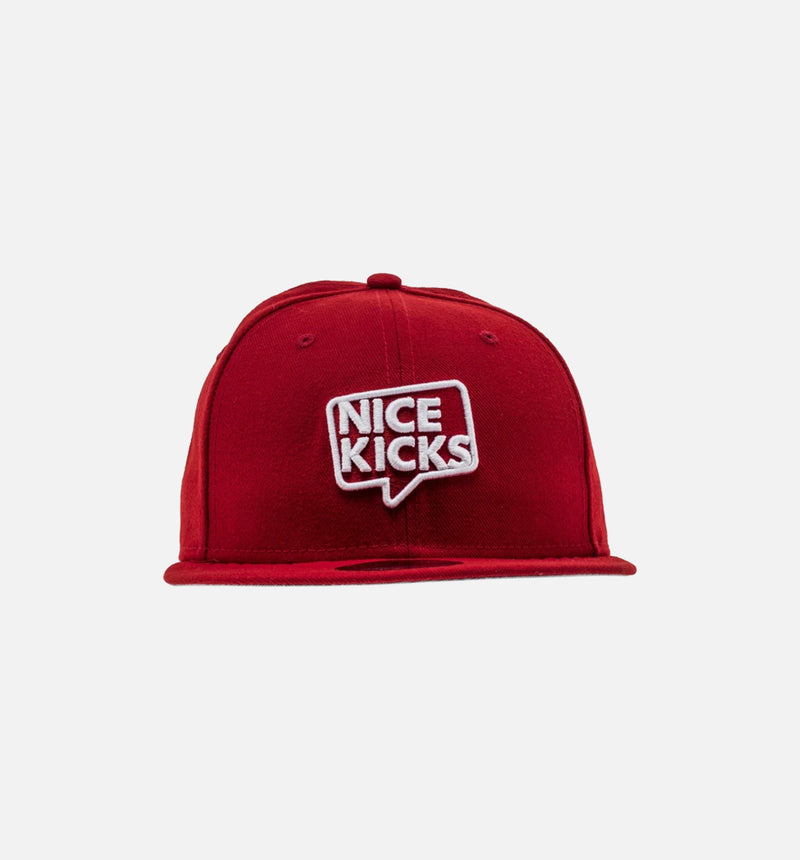 New Era X Nice Kicks 'Nice Angeles' Hat - Scarlet Red/White
