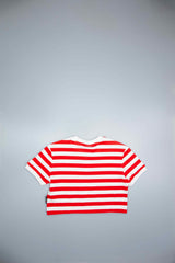 adidas X Fiorucci Womens Crop Top - White/Red