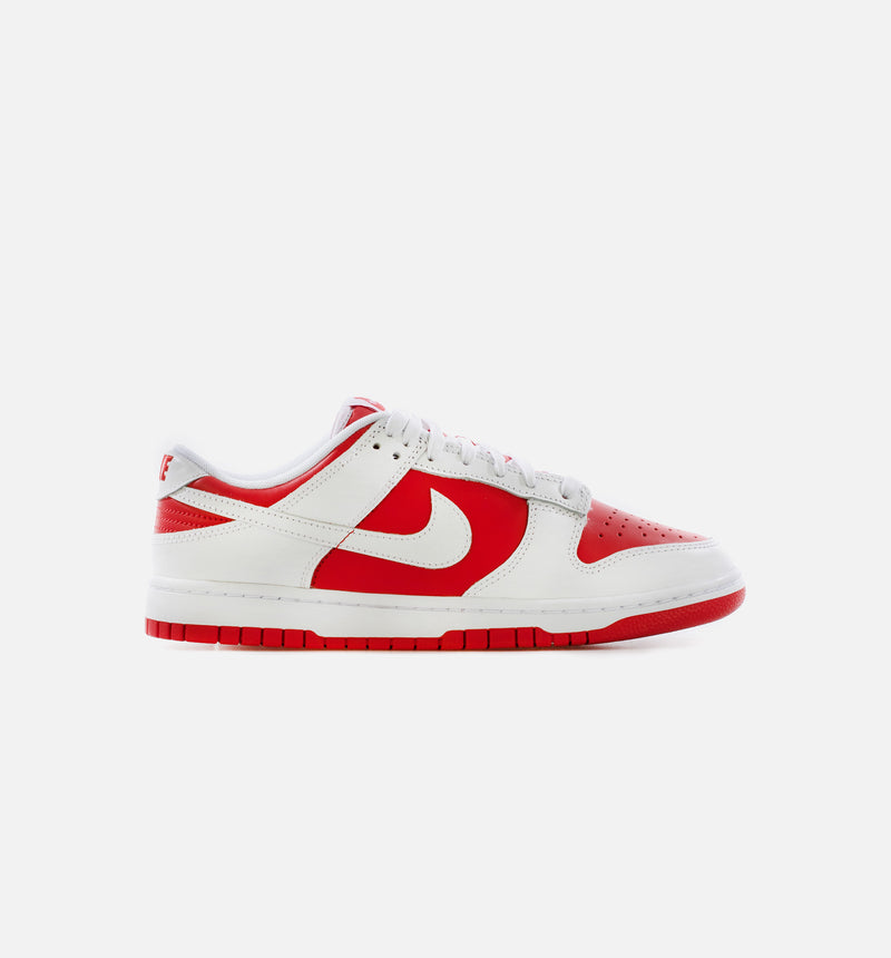 Dunk Low University Red Mens Lifestyle Shoe -  University Red/White/Total Orange Limit One Per Customer