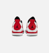 Air Jordan 4 Retro Red Cement Preschool Lifestyle Shoe - White/Red