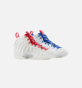 Little Posite One Grade School Lifestyle Shoe - Photon Dust/University Red/Game Royal/Metallic Silver