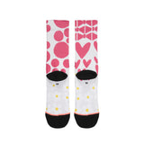 Yusuke Hanai Minnie Socks Girl's - Pink/White/Yellow/Black