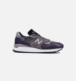 NEW BALANCE M998AWH
 998 USA Mens Running Shoe - Purple/Grey Image 0
