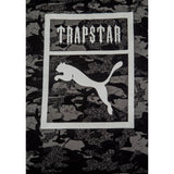 Trapstar Logo Mens Short Sleeve Tee - Black/Camo