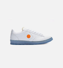 CONVERSE 169217C
 Pro Leather Low Top Mens Lifestyle Shoe - White/Blue/Orange Image 0