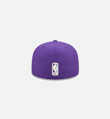 Los Angeles Lakers Pop Sweat 59fifty Fitted Hat Mens Hat - Purple
