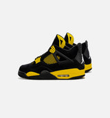 Air Jordan 4 Retro Thunder Mens Lifestyle Shoe - Black/Yellow Limit One Per Customer