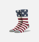 Vinty Socks (Mens) - Red/White/Blue