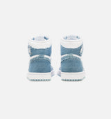 Air Jordan 1 High OG Denim Womens Lifestyle Shoe - Blue