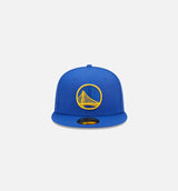 Golden State Warriors Pop Sweat 59fifty Fitted Hat Mens Hat - Blue