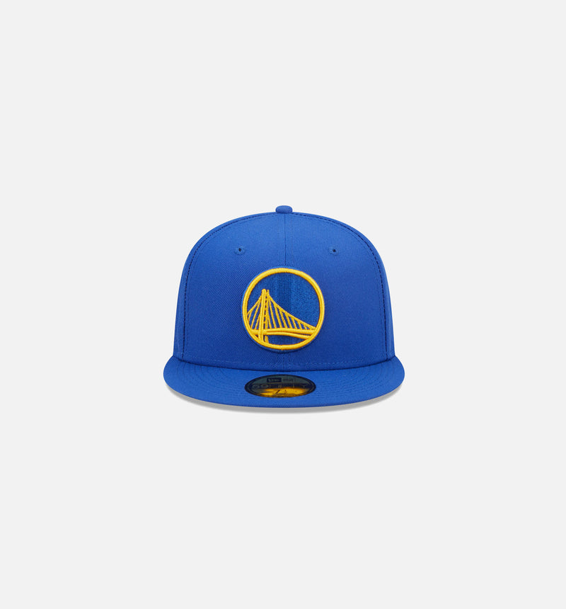 Golden State Warriors Pop Sweat 59fifty Fitted Hat Mens Hat - Blue
