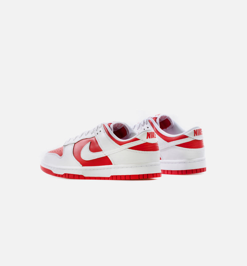Dunk Low University Red Mens Lifestyle Shoe -  University Red/White/Total Orange Limit One Per Customer