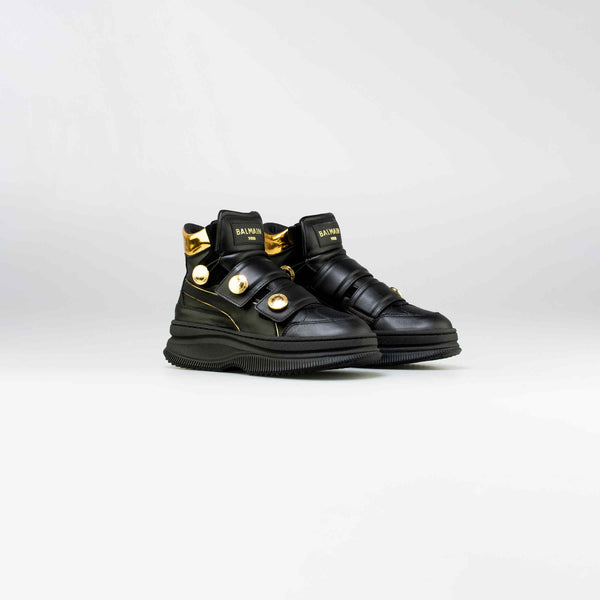 Balmain X Puma Deva Straps Womens Lifestyle Shoe Black/Gold