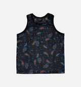 Stussy Paisley Mesh Tank - Black