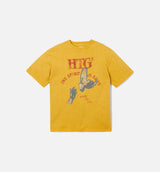 Alive Short Sleeve Tee Mens T-Shirt - Yellow