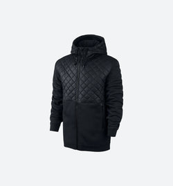 NIKE 678964-010
 Winterized Fleece Full Zip Hoodie Mens Jacket - Black Image 0