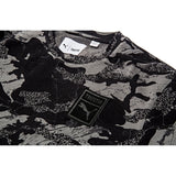 Trapstar Logo Mens Short Sleeve Tee - Black/Camo