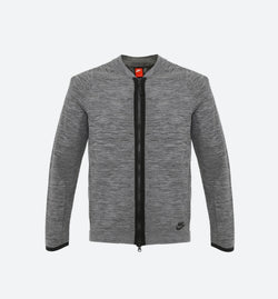 NIKE 810558-065
 Sportswear Tech Knit Bomber Jacket Men's - Dark Grey Heather/Wolf Grey/Anthracite/Black Image 0
