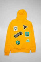 Sticker Slap Mens Hoodie - Black Overdye/Black