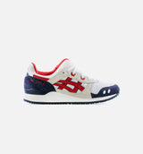 Gel Lyte III Mens Lifestyle Shoe - White/Red