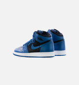 Air Jordan 1 Retro High OG Dark Marina Blue Grade School Lifestyle Shoe - Dark Marina Blue/Black/White Limit One Per Customer