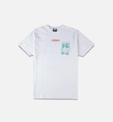 Ice Cream Man Short Sleeve Mens T-Shirt - White