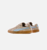 Maison Kitsune Suede Crepe Mens Lifestyle Shoe - Sand/Blue