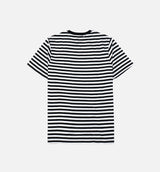 Stüssy Stripe SS Crew - White