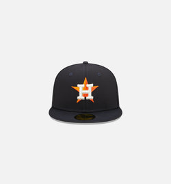 NEW ERA 60243506
 Houston Astros Pop Sweat 59fifty Fitted Hat Mens Hat - Blue Image 0
