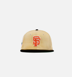 NEW ERA 70726082
 San Francisco Giants Gold Dome 59Fifty Mens Fitted Hat - Gold/Black Image 0