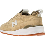 M997 Deconstructed Pig Suede Men's Shoe - Sand Tan/White