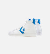 Chuck Taylor All Star High Top Pro Leather Mens Lifestyle Shoe - White/Blue