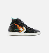 Pro Leather NBA Jam Mens Lifestyle Shoe - Black/ White/Orange