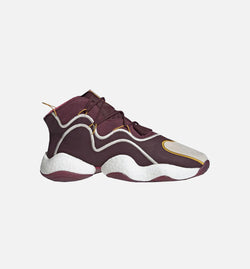 ADIDAS BD7242
 Eric Emanuel X adidas Crazy BYW Mens Shoe - Maroon/Cream White/Real Pink Image 0