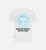 Hard Times Visitors Mens Short Sleeve Shirt - White