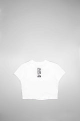 Olivia Oblanc X adidas X Kendall Jenner Womens Crop Top - White/Black