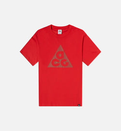NIKE DJ3644-657
 ACG Short Sleeve HBR Tee Mens T-Shirt - University Red Image 0