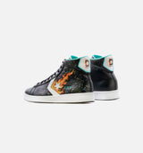Pro Leather NBA Jam Mens Lifestyle Shoe - Black/ White/Orange