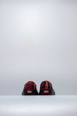 Authentic Plaid Mens Shoes - Red/Black