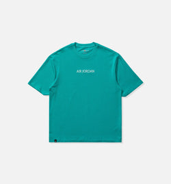 JORDAN DO6098-322
 Air Jordan Tee Mens Short Sleeve Shirt - Green Image 0