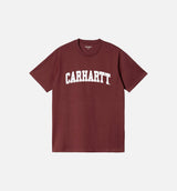 University Tee Mens Short Sleeve Shirt - Red