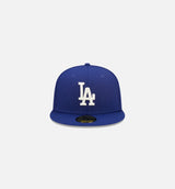 Los Angeles Dodgers Pop Sweat 59fifty Fitted Hat Mens Hat - Blue