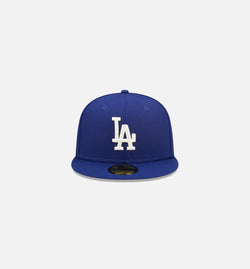 NEW ERA 60243526
 Los Angeles Dodgers Pop Sweat 59fifty Fitted Hat Mens Hat - Blue Image 0