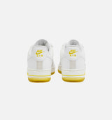 Air Force 1 Low Patchwork Womens Lifestyle Shoe - Summit White/Opti Yellow