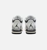 Air Jordan 3 Retro Hide N’ Sneak Grade School Lifestyle Shoe - Black/White
