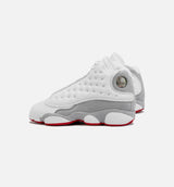 Air Jordan 13 Retro Wolf Grey Grade School Lifestyle Shoe - White/Grey