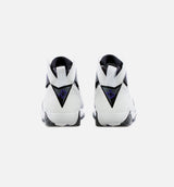 Air Jordan 7 Retro Flint Mens Lifestyle Shoe - White/Grey/Black